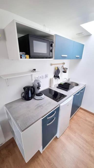 Studio En Rez De Jardin Avec Terrasse Privee - Le Petit Chateau Avesnois - Tv - Wifi - Logement Complet Avesnes-sur-Helpe Kültér fotó